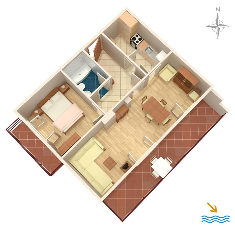 Apartments By The Sea Molunat, Dubrovnik - 8550 Eksteriør bilde